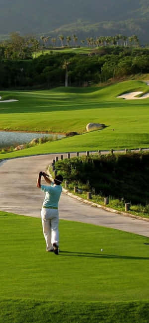 Iphone X golfkenttä tausta — POCO M Taustakuvat