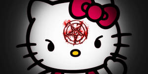 Hello Kitty Halloween verinen jälki -taustakuva — Hello Kitty Halloween Taustakuvat