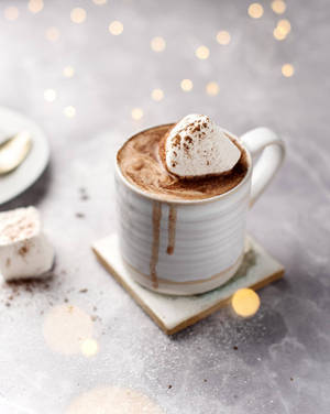 Hot Choco Melting Marshmallows -taustakuva — 4:5 Taustakuvat