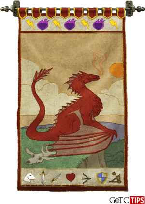 House Targaryen Banner Game of Thrones — Game of thrones kausi 8 Taustakuvat