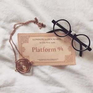 HP Hogwarts Express -lippu estetiikka — Esteettinen harry potter Taustakuvat