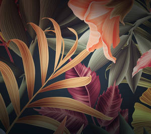 Huawei Aesthetic Leaves -taustakuva — Huawei Taustakuvat