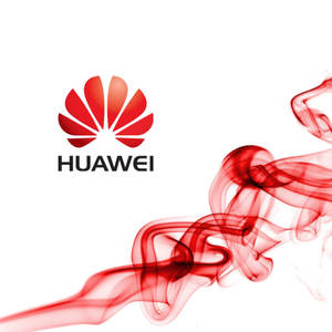 Huawei brändi punainen savu taustakuva — Huawei Taustakuvat