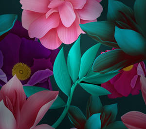 Huawei Nature Flowers -taustakuva — Huawei Taustakuvat