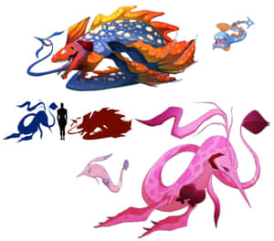 Gorebyss — Pokemon Taustakuvat