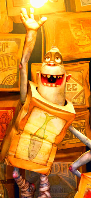 Hymyilevä Fish elokuvasta The Boxtrolls — Oppo A6s Taustakuvat