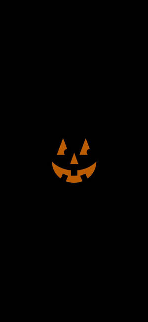 Hymyilevä kurpitsa Halloween IPhone -taustakuva — iPhone Xs Max Taustakuvat