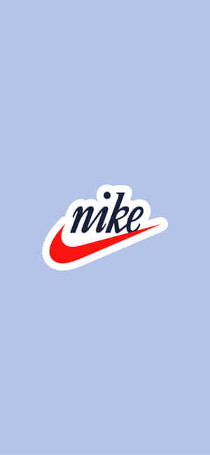 Sininen Nike-logo — iPhone 17 Taustakuvat