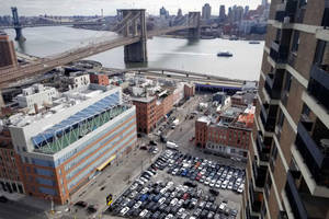 Ilmakuva South Street Seaportista — Autot Taustakuvat