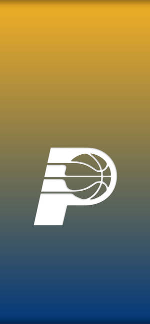 Indiana Pacers -minimalistinen joukkuelogotaustakuva — ROG Phone 9 FE Taustakuvat