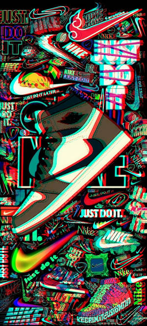 Nike-graffiti — Galaxy A07s Taustakuvat