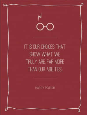 Inspiroiva Harry Potter -sitaattitaustakuva — Kindle Taustakuvat