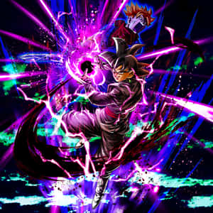 Intensiivinen Goku Black taisteluasennossa — ゴクウブラック Taustakuvat