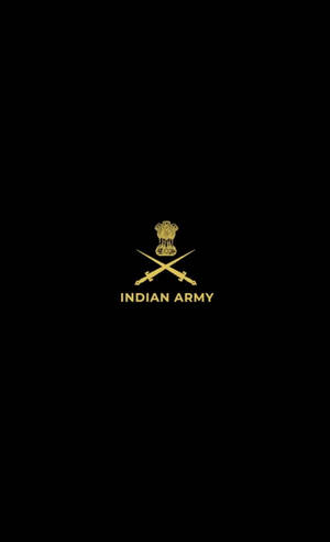 Intian armeijan logo minimalistinen — Galaxy Tab Active5 Pro Taustakuvat
