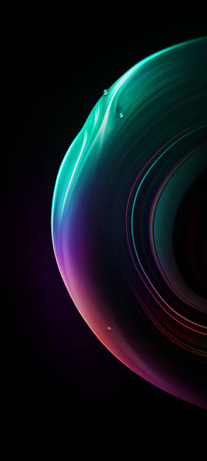 Ios 15 neonpallo -taustakuva — Honor Play 80 Pro Taustakuvat