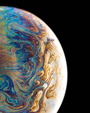 Iphone 12 Pro Max Psychedelic Planet -taustakuva — iPhone 12 Pro Max Taustakuvat