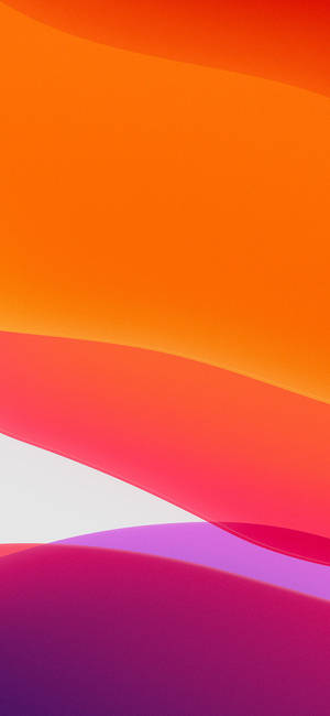 Iphone 13 IOS pink orange abstract -taustakuva — iPhone 15 Taustakuvat