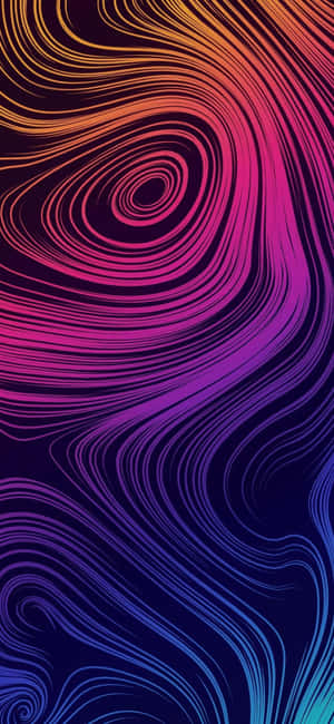 iPhone X Abstract Swirls — Oppo Find X9s Taustakuvat