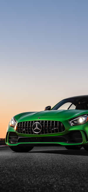 Iphone X Amg Gt-r -taustakuva — Auringonnousu Taustakuvat