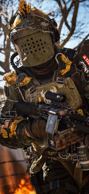 Iphone X Call Of Duty Black Ops Cold War -tausta — POCO M8s Taustakuvat