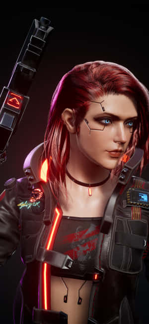 Iphone X Cyberpunk 2077 -taustakuva — Vivo T Taustakuvat
