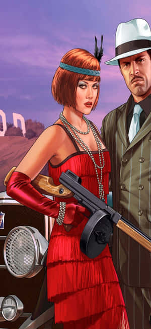 Iphone X Grand Theft Auto V -taustakuva — Redmi A7 Pro Taustakuvat