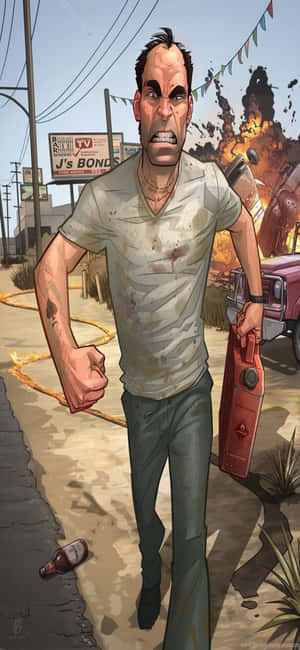 Iphone X Grand Theft Auto V -tausta — Oppo F Taustakuvat