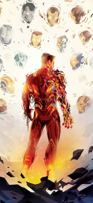 Iphone X Iron Man Tausta — IQOO Z10 Turbo Pro Taustakuvat