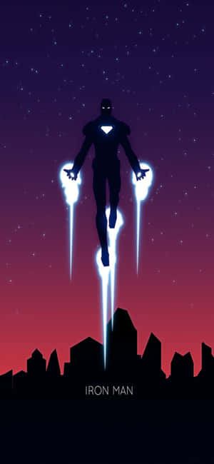 Iphone X Iron Man -tausta — RedMagic 11 Pro Taustakuvat