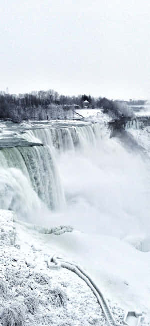 iPhone X Niagara Falls -tausta — Realme Narzo 80 Lite Taustakuvat