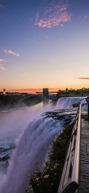Iphone X Niagara Putoukset Taustakuva — Moto G77 Taustakuvat