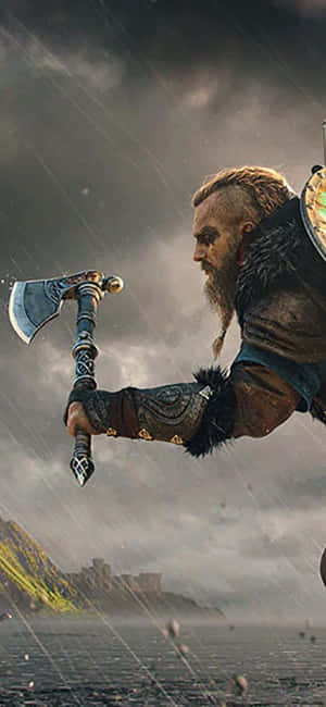 Iphone Xs Assassin's Creed Valhalla -tausta — Infinix Smart 10 Taustakuvat