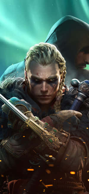 Iphone Xs Assassin's Creed Valhalla Tausta — Galaxy A57 Taustakuvat
