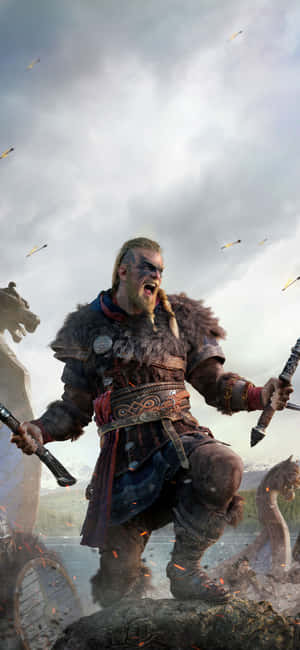 Iphone Xs Assassin's Creed Valhalla Taustakuva — Infinix Note Taustakuvat