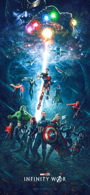 Iphone Xs Avengers -taustakuva — Galaxy M47 Taustakuvat