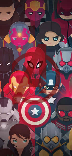 Iphone Xs Avengers Taustakuva — Galaxy A55 Taustakuvat