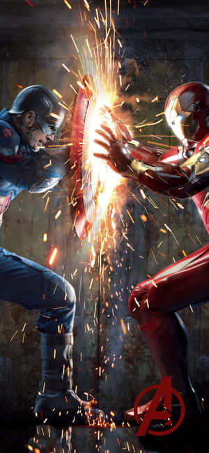 Iphone Xs Avengers tausta — Galaxy M36 Taustakuvat