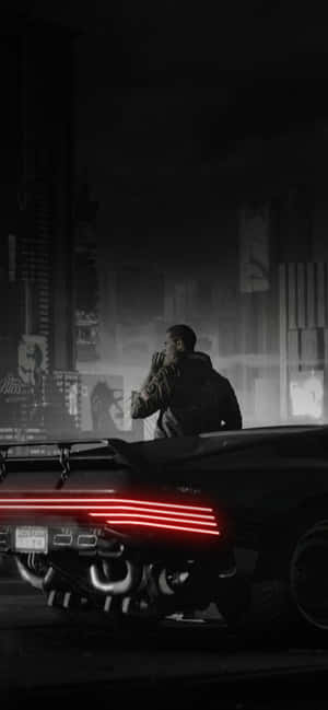 iPhone Xs Max Cyberpunk 2077 -tausta — IQOO Z10 Turbo Pro Taustakuvat