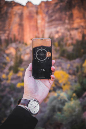 iPhone xs max kompassi taustakuva