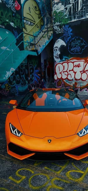 iPhone Xs Max Lamborghini tausta — Galaxy F16 Taustakuvat