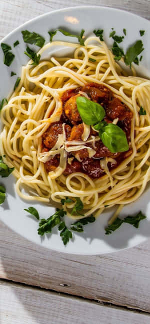 Iphone Xs Pasta -taustakuva — Galaxy M Taustakuvat