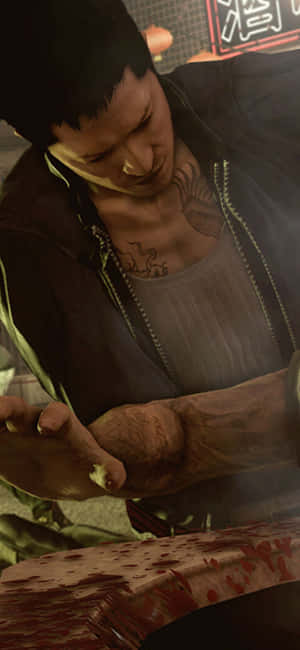 Iphone Xs Sleeping Dogs -tausta — Nukkuvat koirat Taustakuvat