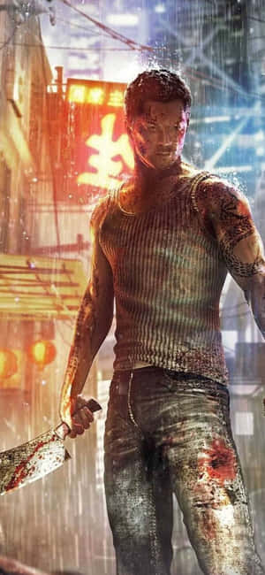 Iphone Xs Sleeping Dogs Tausta — Nukkuvat koirat Taustakuvat