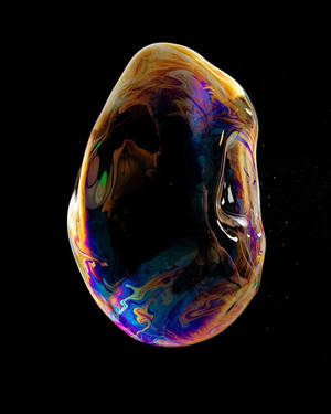 Iphone Xs Vääristynyt Ympyrä Taustakuva
