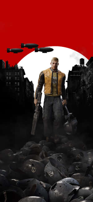 Iphone Xs Wolfenstein II -tausta — RedMagic 11S Pro Taustakuvat