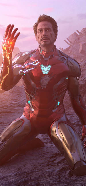 Iron Man Superhero Sacrifice Endgame — Galaxy A57 Taustakuvat