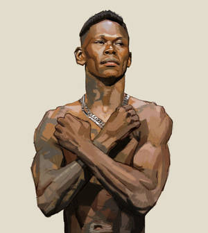 Israel Adesanya Wakanda Tervehdys -taustakuva — Oppo Find N5 Taustakuvat