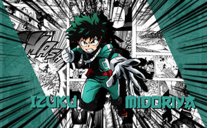 Izuku Midoriya Manga-paneeli -taustakuva — Manga-paneeli Taustakuvat