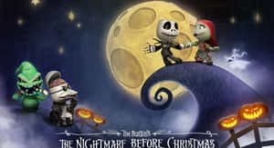 Jack Skellington, Halloween-kaupungin kuningas — Painajainen ennen joulua GIF Taustakuvat