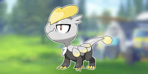 Jangmo-o Pokémon-maisemassa — Anime maisema Taustakuvat